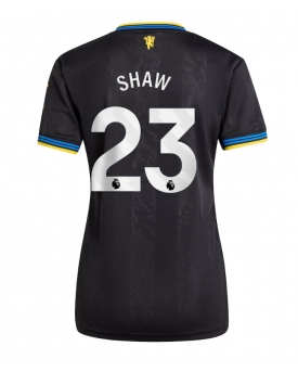 Billige Fotballdrakt Manchester United Luke Shaw #23 Replika Tredjedrakt Dame 2025-26 Kortermet Billige Fotballdrakt Manchester United Luke Shaw #23 Replika Tredjedrakt Dame 2025-26 Kortermet